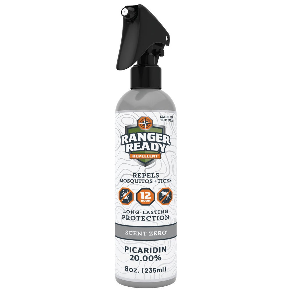 Ranger Ready Scent Zero picaridin insect repellent — 8oz trigger spray bottle